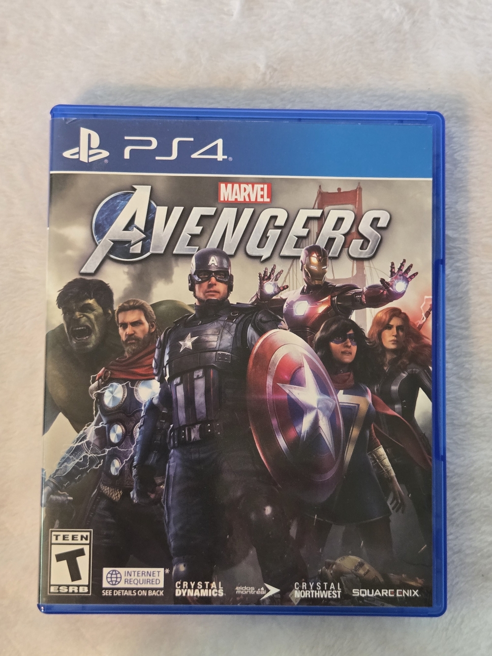 Sony PS4 Marvel Avengers — Blue Case